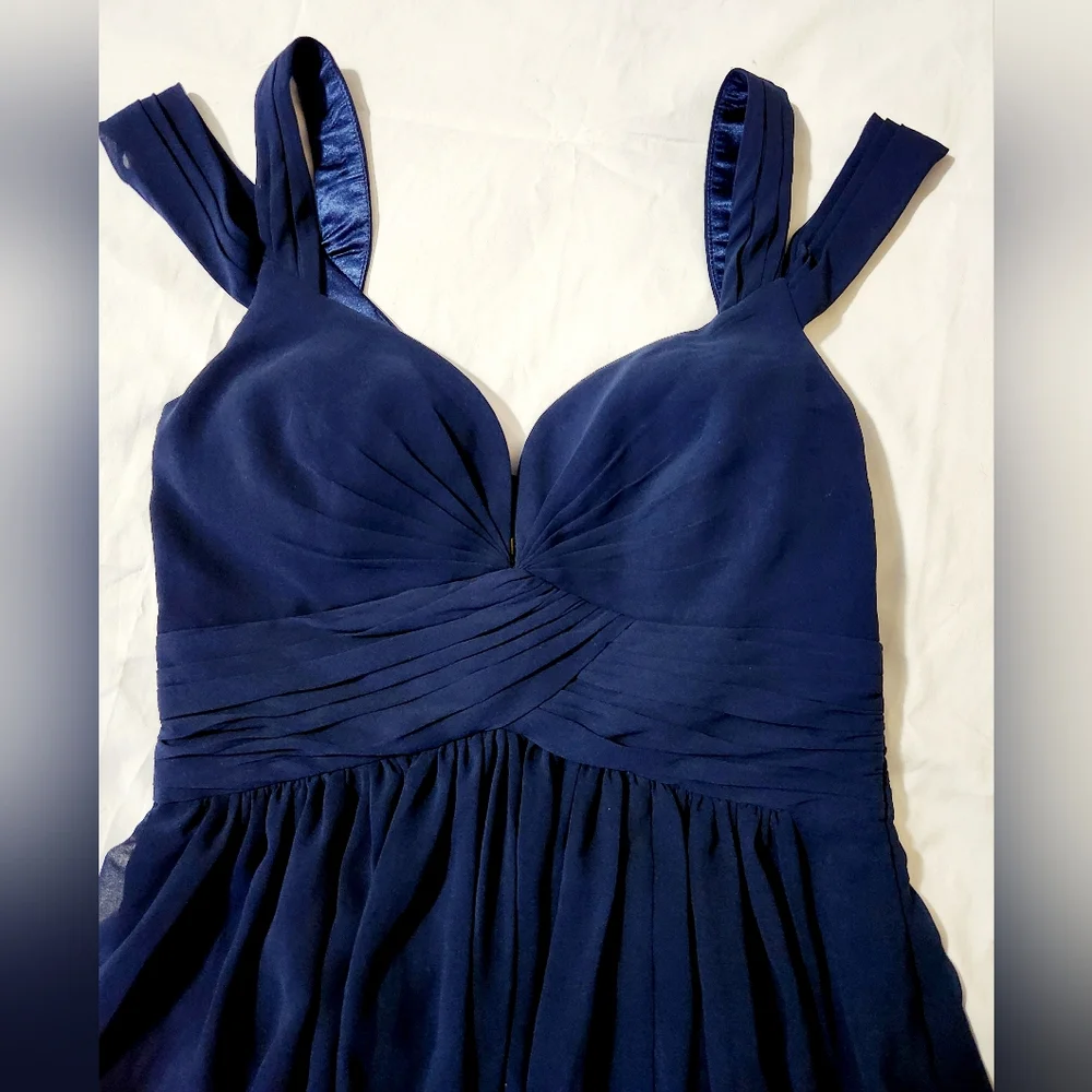 Lulu's Bariano Ocean of Elegance blue evening gown - Picture 2 of 10